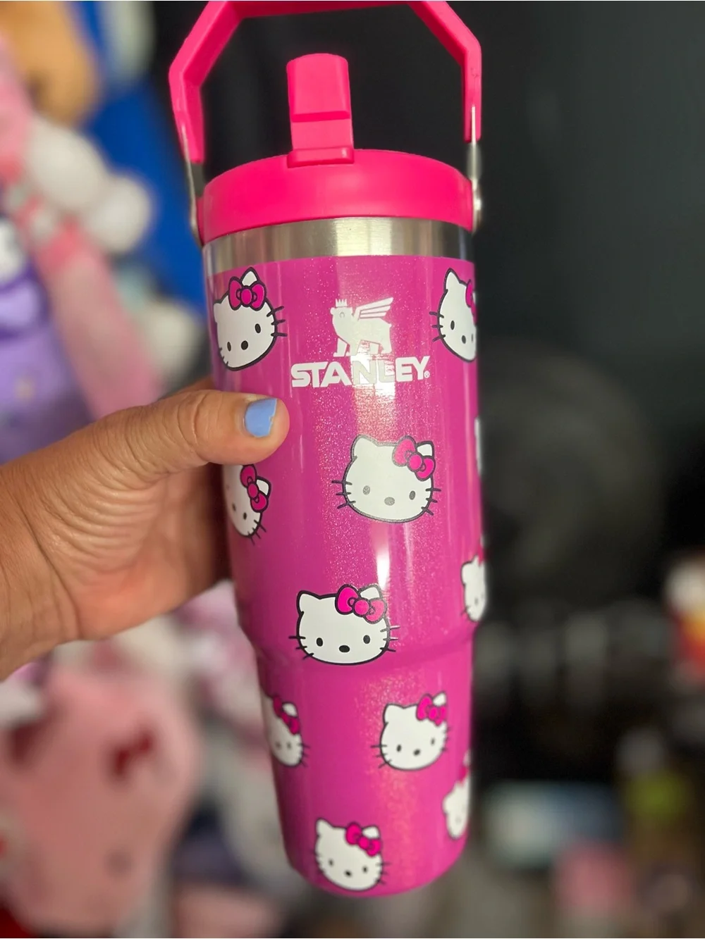 Stanley Pink Hello Kitty Kids Insulated Tumbler with Handle